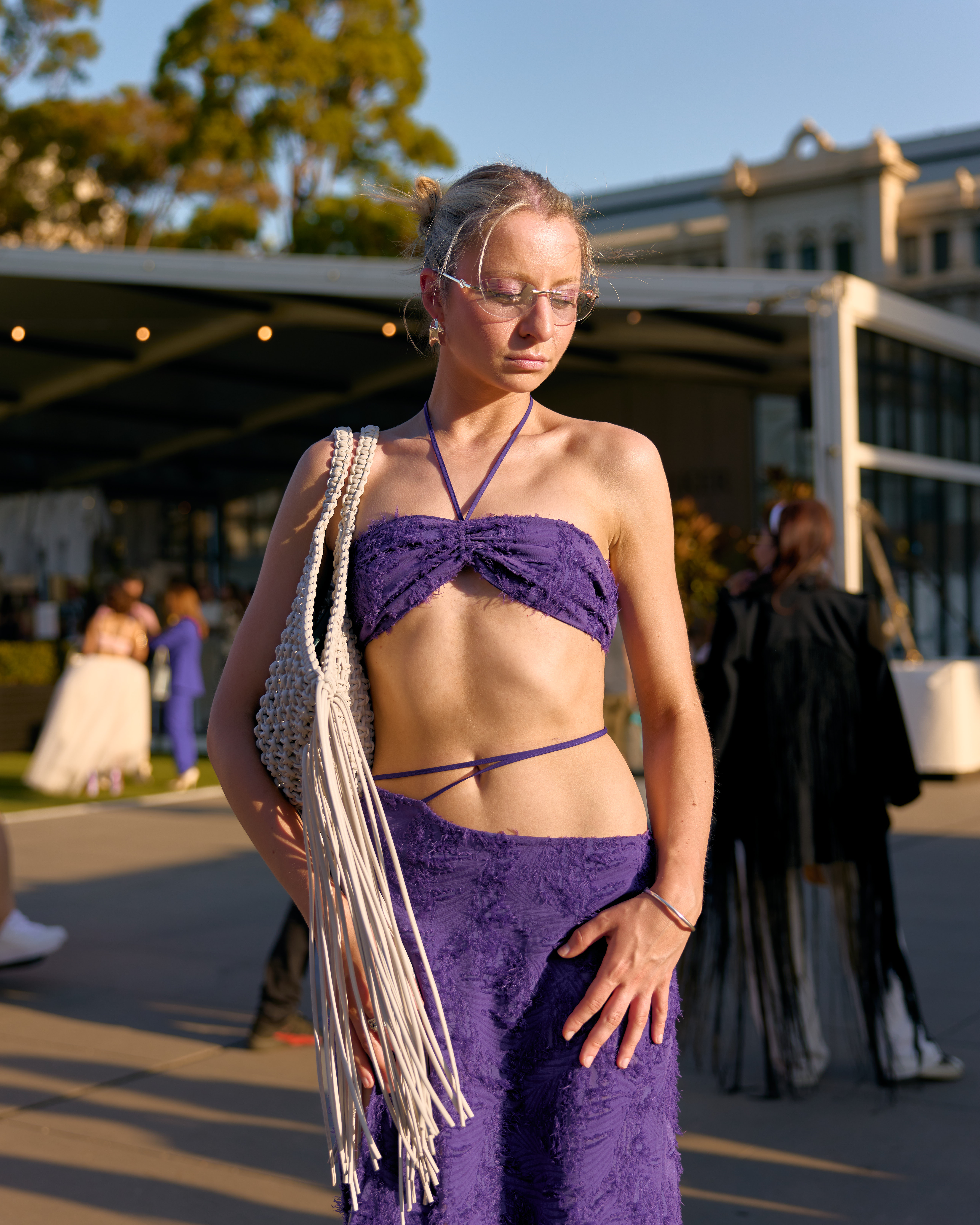 Anastasiia Melbourne fashion festival 2024 shot on Canon R5C with a RF 24-70mm lens. Royal Exhibition Building Melbourne Fashion Photographer Aidan McCorry