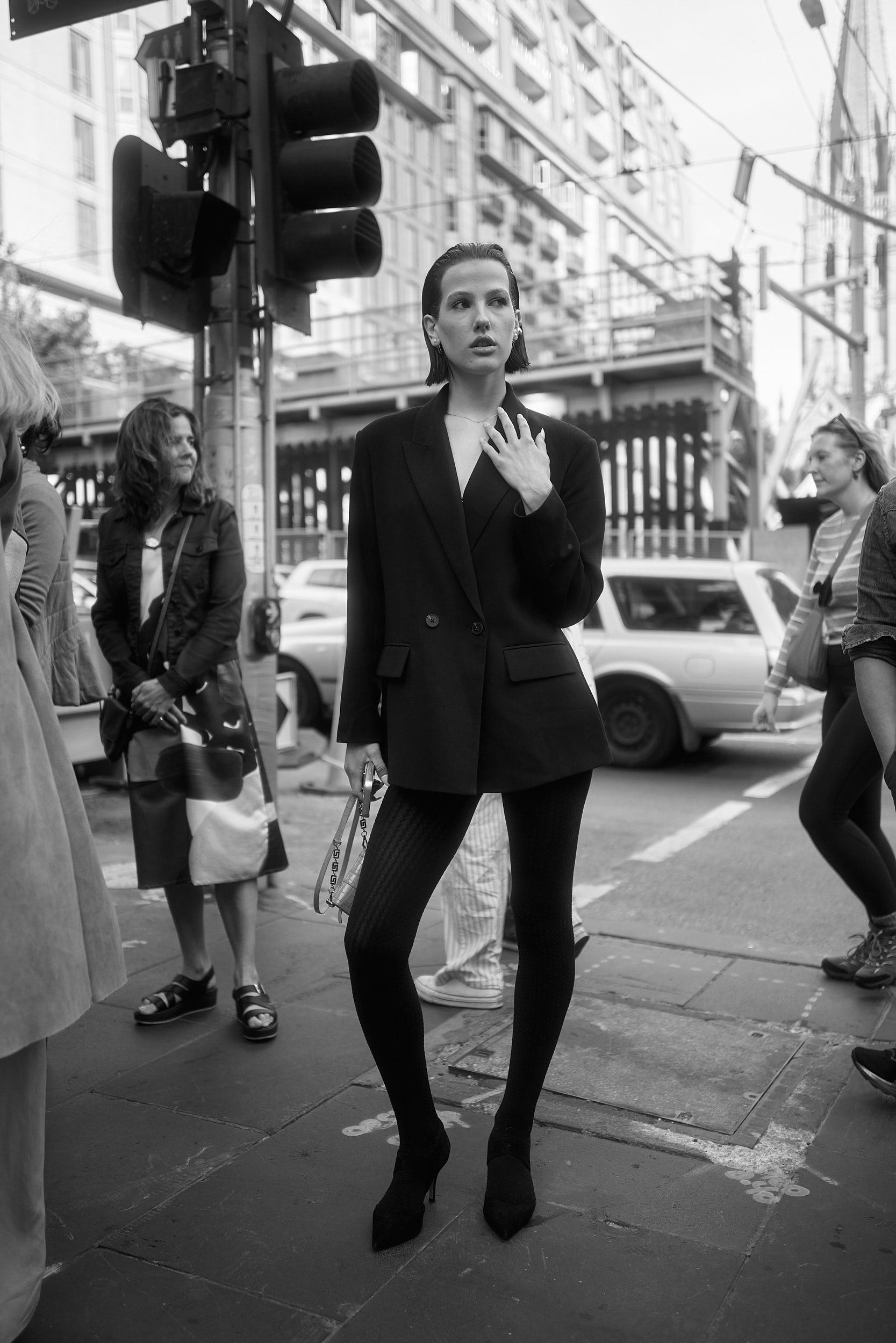 Model Jade Emily Rogan at Melbourne Fashion Week 2024 | Fashion Photographer Aidan McCorry. Chromatic Times