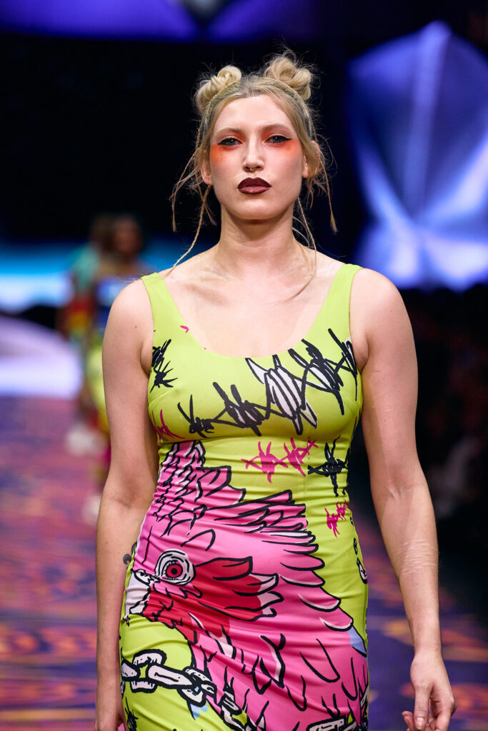 2025 Back In Blak Melbourne fashion Festival runway taken by Melbourne fashion photographer Aidan McCorry chromatic times