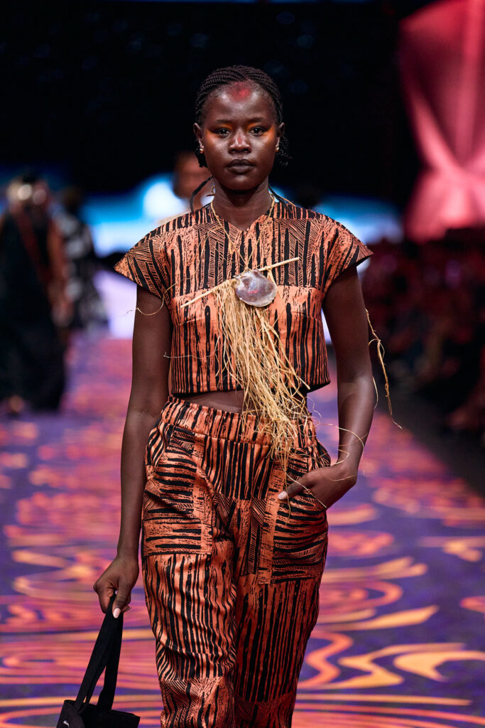 2025 Back In Blak Melbourne fashion Festival runway taken by Melbourne fashion photographer Aidan McCorry chromatic times