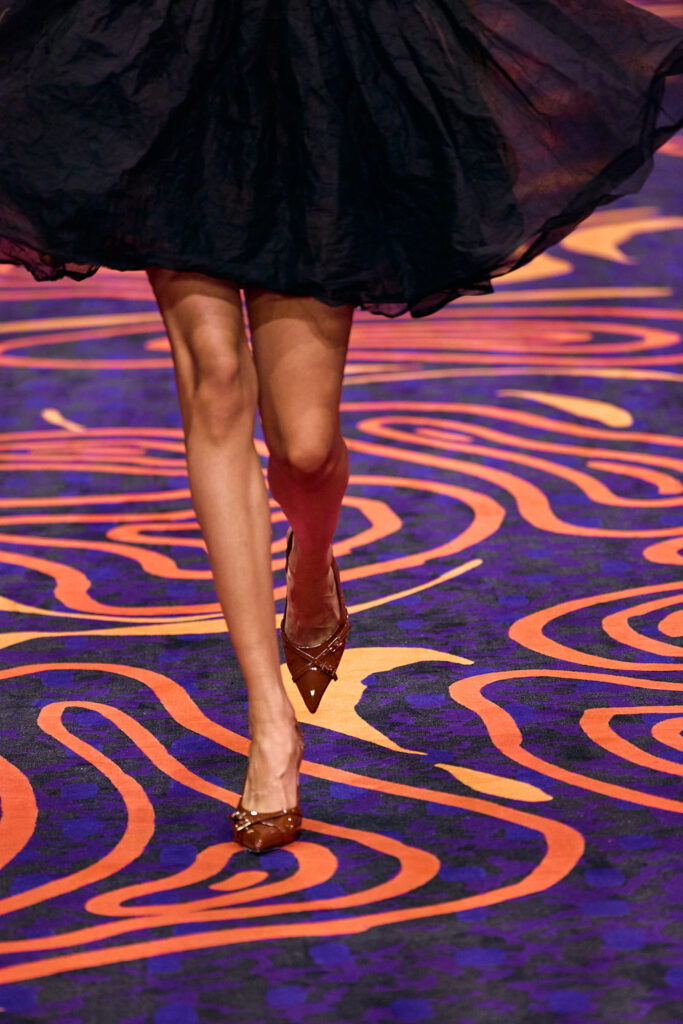 2025 Back In Blak Melbourne fashion Festival runway taken by Melbourne fashion photographer Aidan McCorry chromatic times