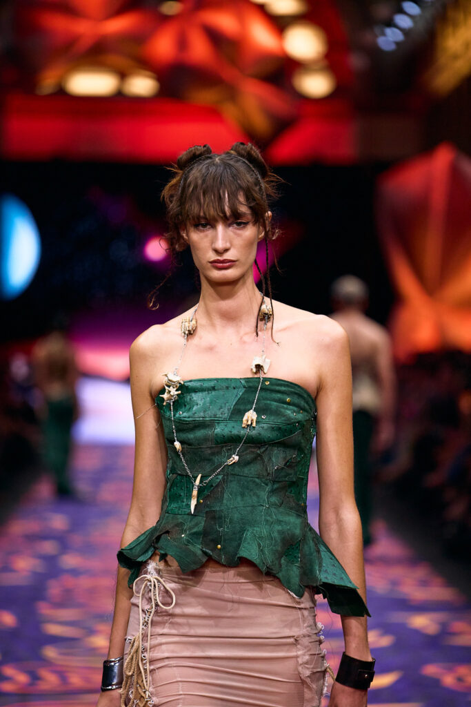 2025 Back In Blak Melbourne fashion Festival runway taken by Melbourne fashion photographer Aidan McCorry chromatic times