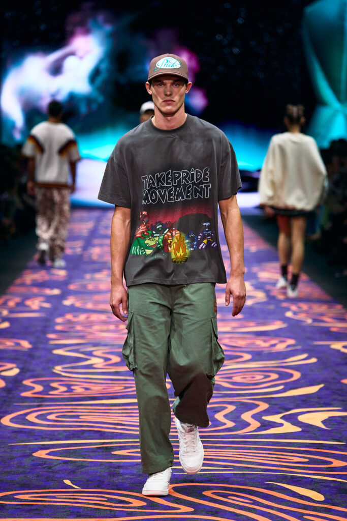 2025 Back In Blak Melbourne fashion Festival runway taken by Melbourne fashion photographer Aidan McCorry chromatic times