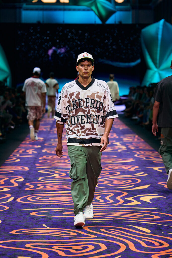 2025 Back In Blak Melbourne fashion Festival runway taken by Melbourne fashion photographer Aidan McCorry chromatic times