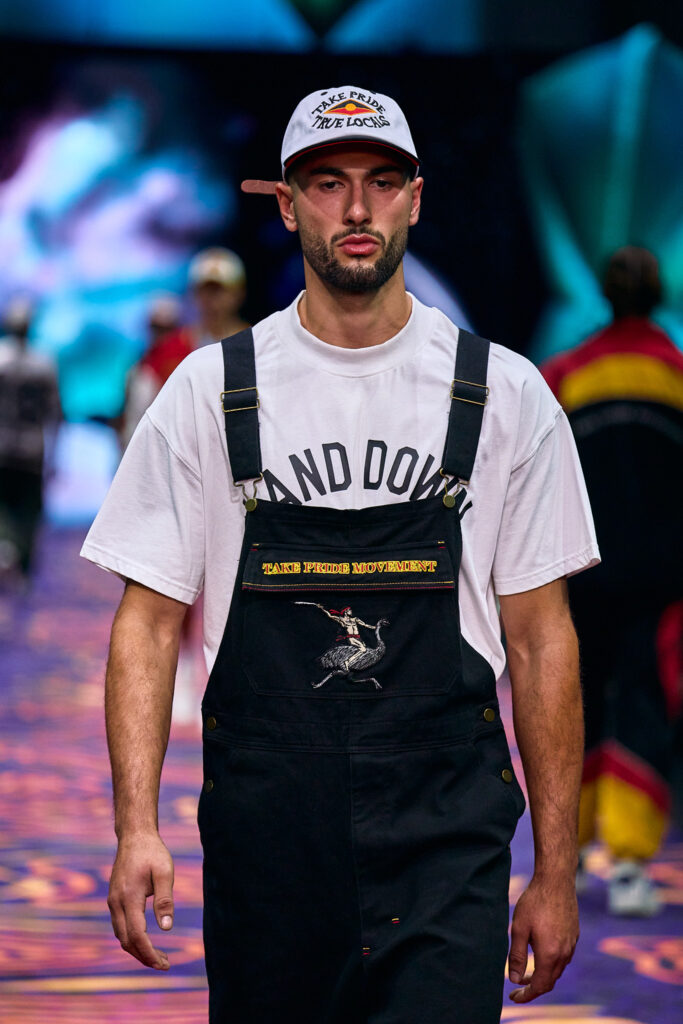 2025 Back In Blak Melbourne fashion Festival runway taken by Melbourne fashion photographer Aidan McCorry chromatic times