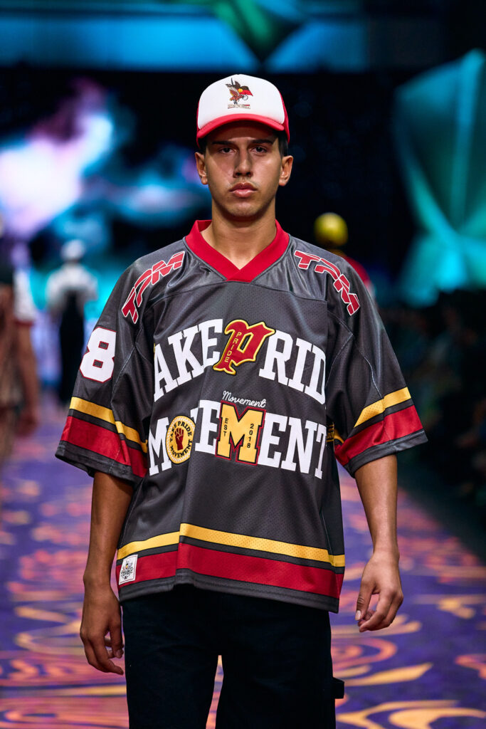 2025 Back In Blak Melbourne fashion Festival runway taken by Melbourne fashion photographer Aidan McCorry chromatic times