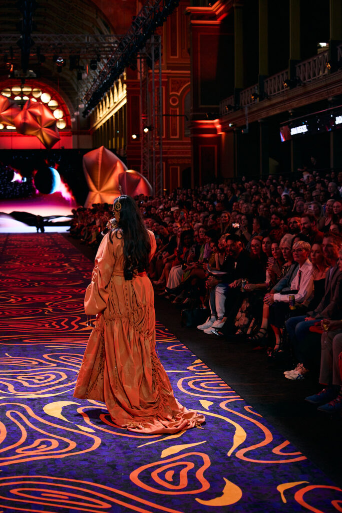 2025 Back In Blak Melbourne fashion Festival runway taken by Melbourne fashion photographer Aidan McCorry chromatic times