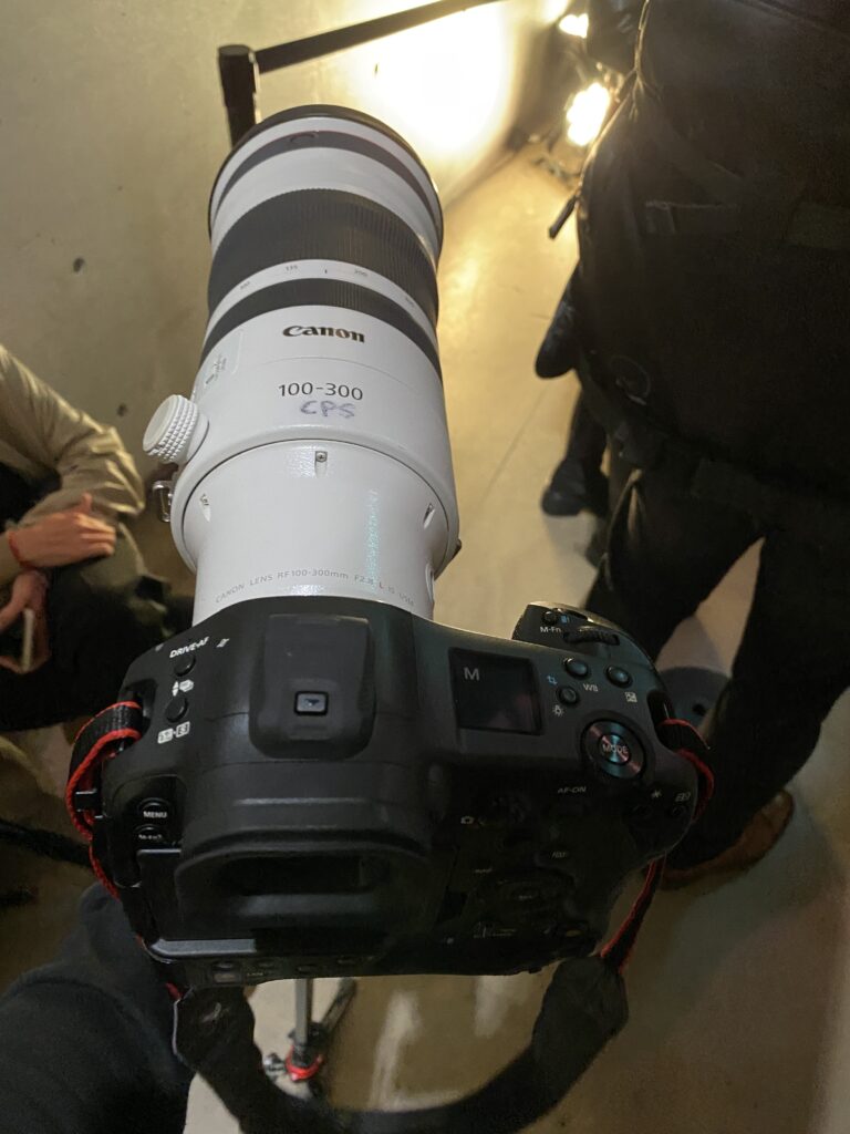 Canon r1 with RF 100-300mm f2.8 On the runway media pit of Mariam Seddiq aft 2025 1